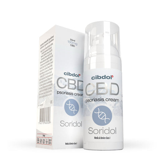 Soridol CBD Psoriasis krem frá Cibdol